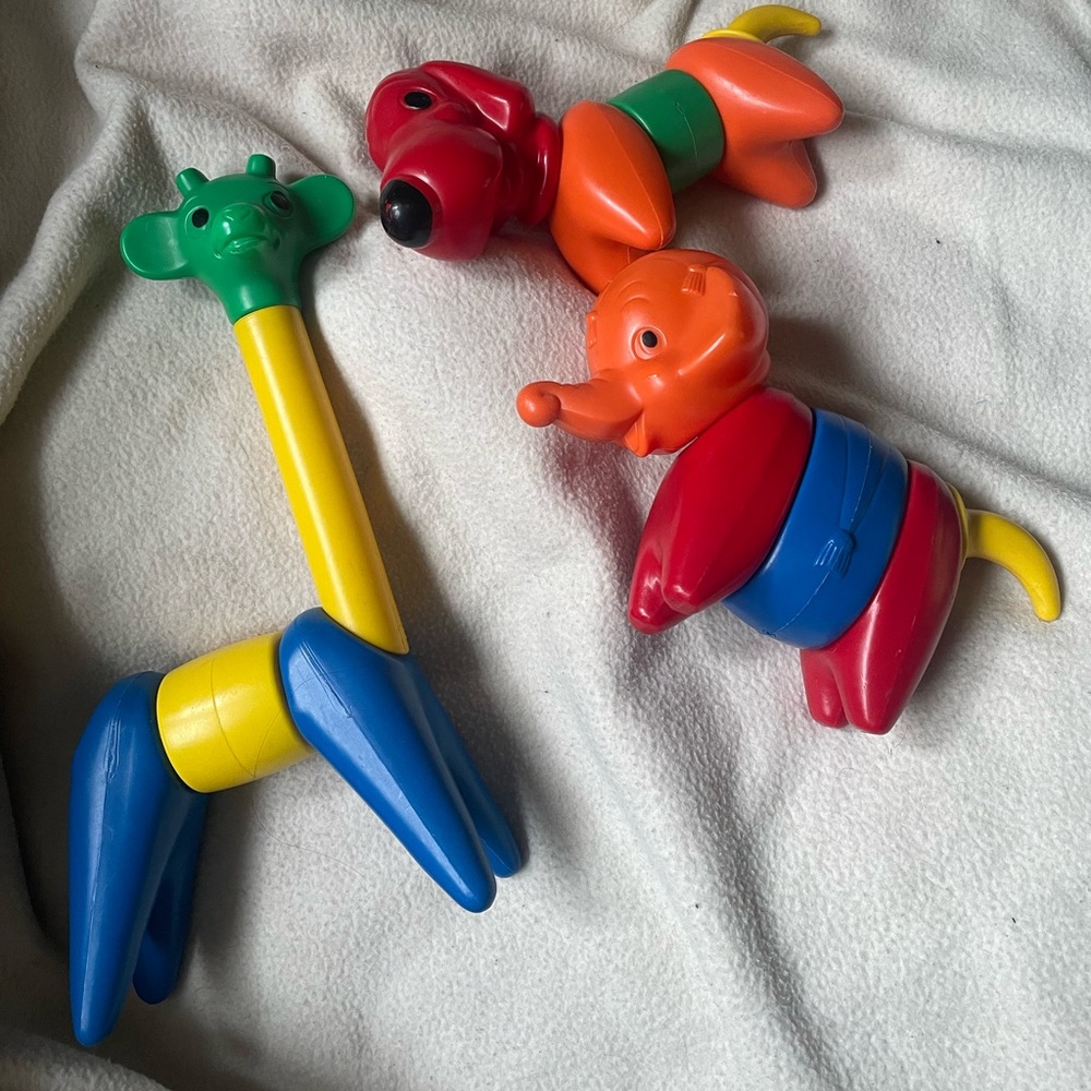 Vintage Tupperware Zoo It Yourself Animals
